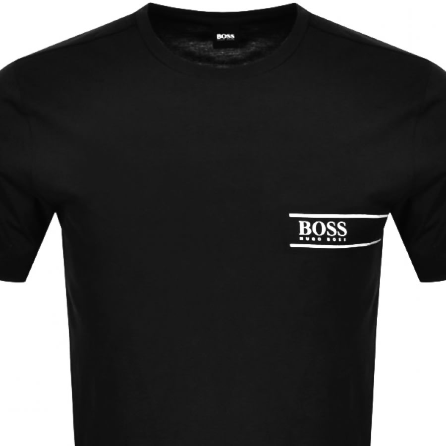 Alternative Image for ProductBOSS Bodywear Lounge Crew Neck T Shirt Black2